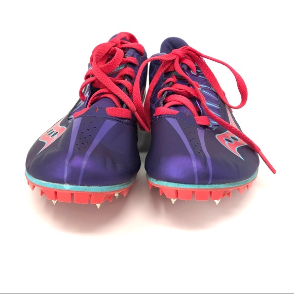 Saucony Womens Spitfire Racing Running Shoes Sz 9 - Picture 2 of 15